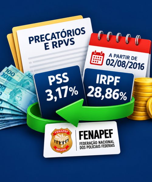 Devolução dos valores do PSS e IRPF