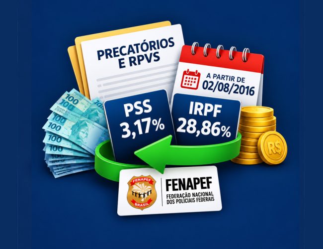 Devolução dos valores do PSS e IRPF