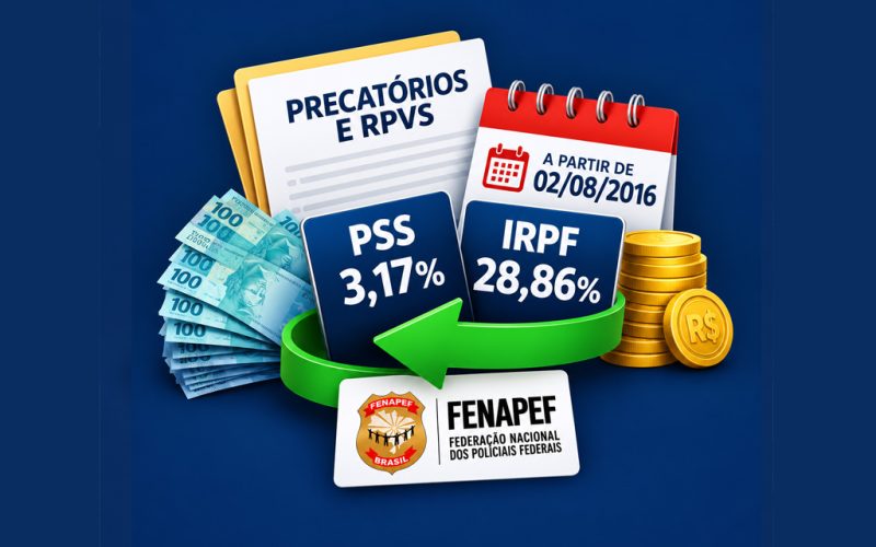 Devolução dos valores do PSS e IRPF